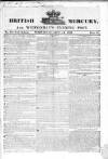British Mercury or Wednesday Evening Post Wednesday 24 September 1823 Page 1