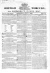British Mercury or Wednesday Evening Post Wednesday 01 October 1823 Page 1