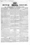 British Mercury or Wednesday Evening Post Wednesday 22 October 1823 Page 1