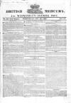 British Mercury or Wednesday Evening Post Wednesday 26 November 1823 Page 1