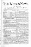Week's News (London) Saturday 29 July 1871 Page 1