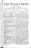 Week's News (London) Saturday 23 September 1871 Page 1