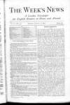 Week's News (London) Saturday 13 January 1872 Page 1