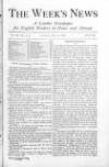 Week's News (London) Saturday 24 May 1873 Page 1