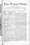 Week's News (London) Saturday 01 November 1873 Page 1
