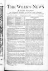 Week's News (London) Saturday 27 April 1878 Page 1