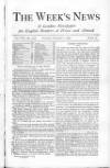 Week's News (London) Saturday 02 November 1878 Page 1