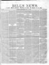 Bell's News Saturday 22 November 1856 Page 1