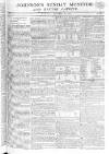 Johnson's Sunday Monitor Sunday 26 October 1806 Page 1