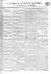 Johnson's Sunday Monitor Sunday 28 June 1807 Page 1