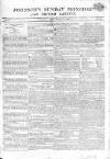 Johnson's Sunday Monitor Sunday 04 September 1808 Page 1