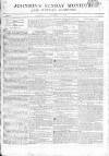Johnson's Sunday Monitor Sunday 11 December 1808 Page 1