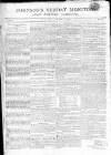Johnson's Sunday Monitor Sunday 10 September 1809 Page 1