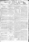 Johnson's Sunday Monitor Sunday 05 February 1809 Page 1