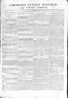 Johnson's Sunday Monitor Sunday 18 June 1809 Page 1