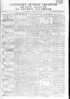 Johnson's Sunday Monitor Sunday 23 September 1810 Page 1