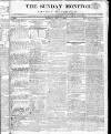 Johnson's Sunday Monitor Sunday 03 July 1814 Page 1