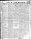 Johnson's Sunday Monitor Sunday 18 June 1815 Page 1