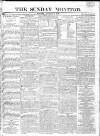 Johnson's Sunday Monitor Sunday 03 August 1817 Page 1