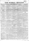 Johnson's Sunday Monitor Sunday 01 November 1818 Page 1