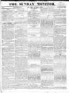 Johnson's Sunday Monitor Sunday 08 April 1821 Page 1