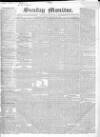 Johnson's Sunday Monitor Sunday 20 January 1828 Page 1