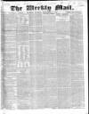 Weekly Mail (London) Sunday 07 November 1858 Page 1