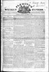Fleming's Weekly Express Sunday 17 October 1824 Page 1