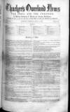 Thacker's Overland News for India and the Colonies Tuesday 03 July 1860 Page 1