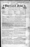 Thacker's Overland News for India and the Colonies Monday 04 January 1864 Page 1