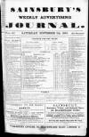 Sainsbury's Weekly Register and Advertising Journal Saturday 05 November 1859 Page 9