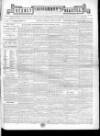 Sainsbury's Weekly Register and Advertising Journal Saturday 28 July 1860 Page 1