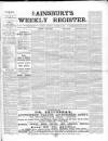 Sainsbury's Weekly Register and Advertising Journal Saturday 26 October 1861 Page 1