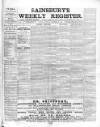 Sainsbury's Weekly Register and Advertising Journal Saturday 28 December 1861 Page 1