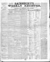 Sainsbury's Weekly Register and Advertising Journal Saturday 08 November 1862 Page 1