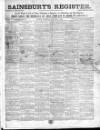 Sainsbury's Weekly Register and Advertising Journal Saturday 02 January 1864 Page 1