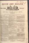 British Army Despatch Friday 01 November 1850 Page 1