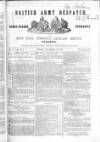 British Army Despatch Friday 22 November 1850 Page 1