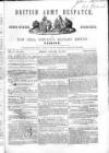 British Army Despatch Friday 10 January 1851 Page 1