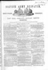 British Army Despatch Friday 14 February 1851 Page 1