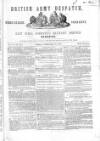 British Army Despatch Friday 21 February 1851 Page 1