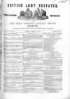 British Army Despatch Friday 11 April 1851 Page 1