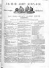 British Army Despatch Friday 09 May 1851 Page 1