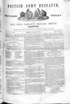 British Army Despatch Friday 27 June 1851 Page 1