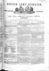 British Army Despatch Friday 11 July 1851 Page 1