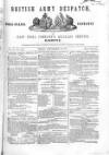 British Army Despatch Friday 19 September 1851 Page 1