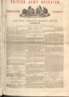 British Army Despatch Friday 09 April 1852 Page 1