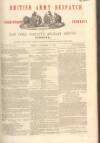 British Army Despatch Friday 15 October 1852 Page 1