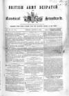 British Army Despatch Friday 03 August 1855 Page 1