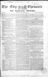 City Chronicle Tuesday 20 September 1842 Page 1